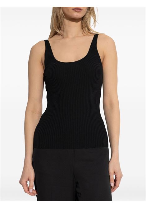 Black wool tank top Theory - women THEORY | P0111714001