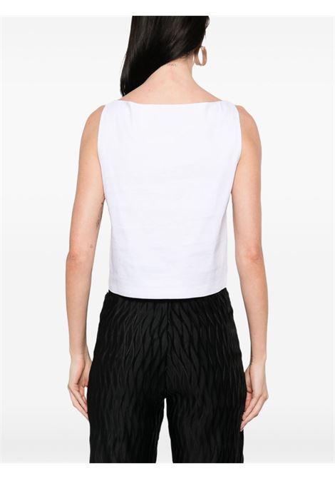 White boat-neck top Theory - women THEORY | P0303506100