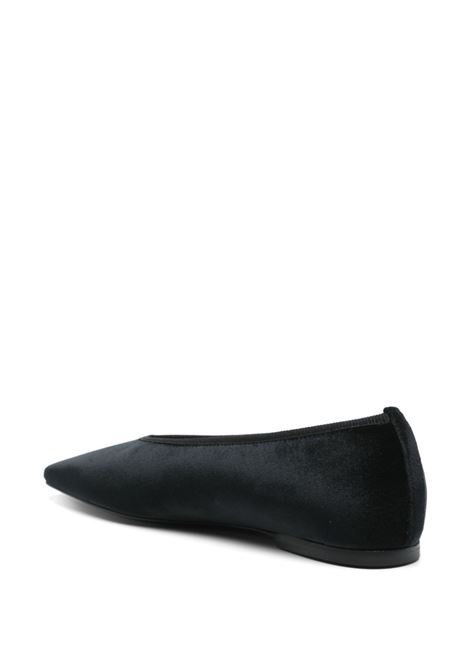 Black Minimalist ballerina shoes Toteme - women TOTEME | 251WAS0218FB0361001
