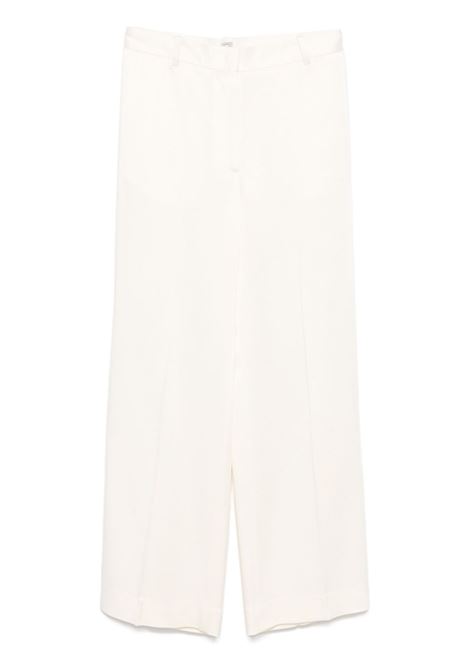 White wide-leg trousers Toteme - women
