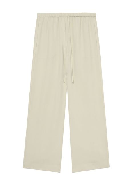 Ivory pleated trousers Toteme - women