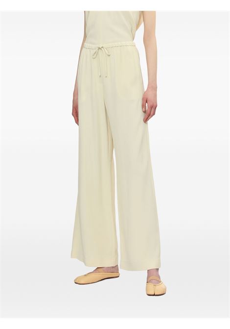 Pantaloni con vita elasticizzata in beige Toteme - donna TOTEME | 252WRB1709FB0192116