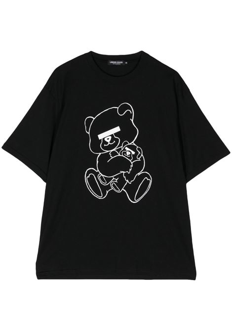 T-shirt con stampa in nero undercover - uomo