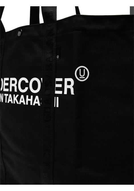 Black logo-print shoulder bag undercover - unisex UNDERCOVER | UC1D6B01BLK