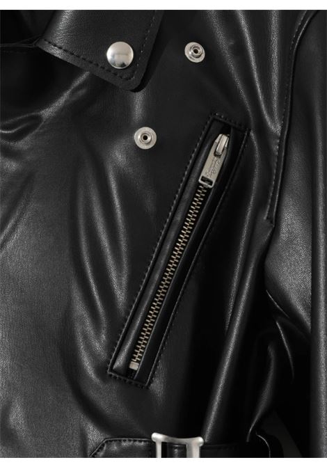 Giacca in pelle con fibbie in nero Undercover - donna UNDERCOVER | UC1E1207BLK