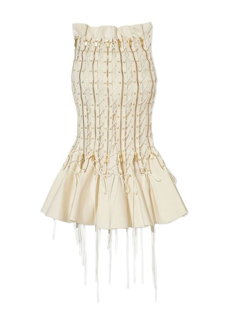 Off-white zip-details midi skirt Undercover - women UNDERCOVER | UC1E1602OFFWHT