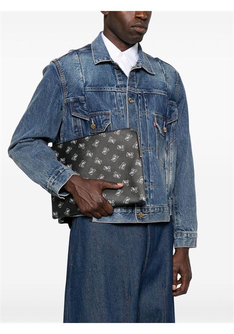 Black printed clutch bag Undercover - unisex UNDERCOVER | UCX9P9301BLK