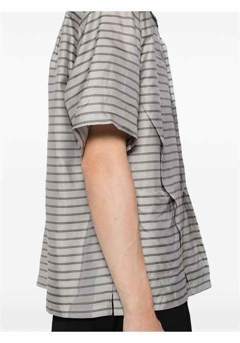 Grey striped shirt Undercover - men UNDERCOVER | UP1E4402GRY