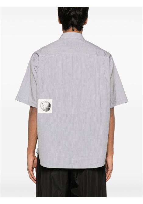 Blue patchwork shirt Undercover - men UNDERCOVER | UP1E44072BLK