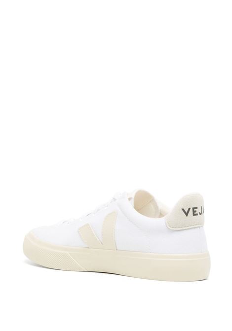 White and beige Campo low-top sneakers Veja - women VEJA | CA0103129AWHTPRR