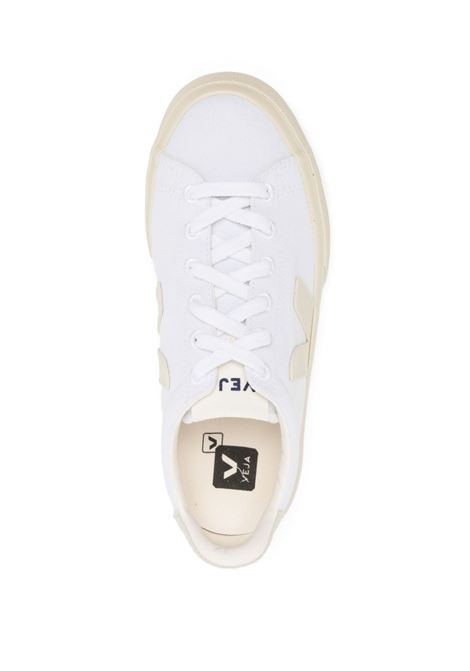 White and beige Campo low-top sneakers Veja - women VEJA | CA0103129AWHTPRR