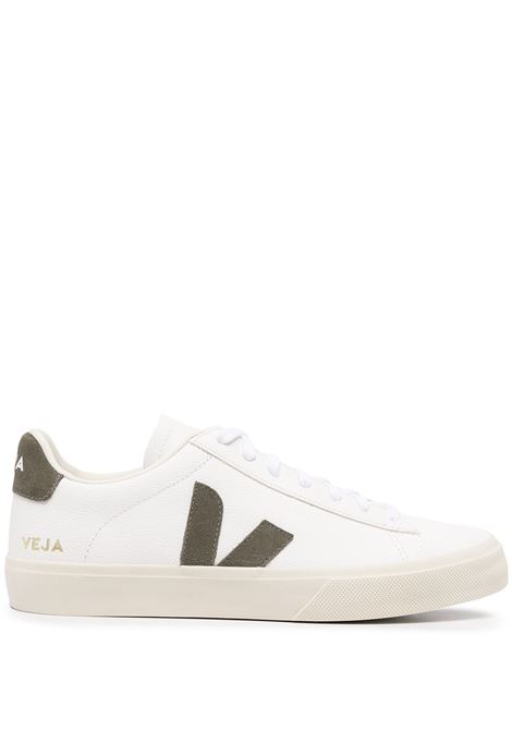 White and khaki Campo low-top sneakers Veja - women VEJA | CP0502347AWHTKK