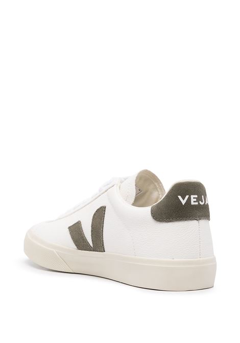 White and khaki Campo low-top sneakers Veja - women VEJA | CP0502347AWHTKK