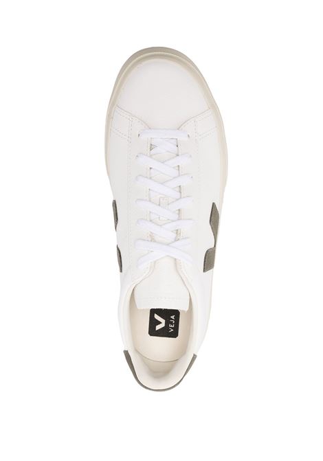 White and khaki Campo low-top sneakers Veja - women VEJA | CP0502347AWHTKK