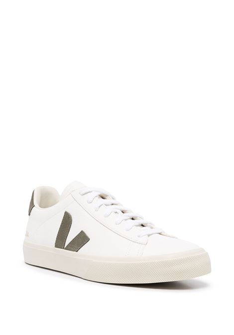 White and khaki Campo low-top sneakers Veja - women VEJA | CP0502347AWHTKK