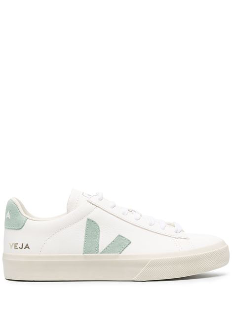 White and green Campo low-top sneakers Veja - women VEJA | CP0502485AWHTMTCH
