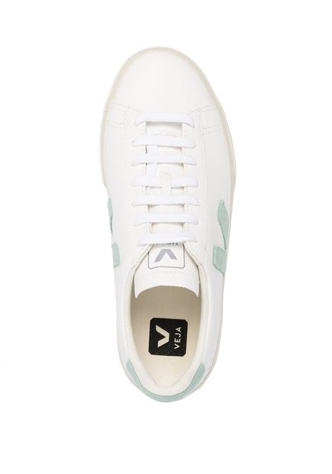 White and green Campo low-top sneakers Veja - women VEJA | CP0502485AWHTMTCH