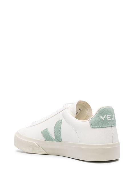 White and green Campo low-top sneakers Veja - women VEJA | CP0502485AWHTMTCH