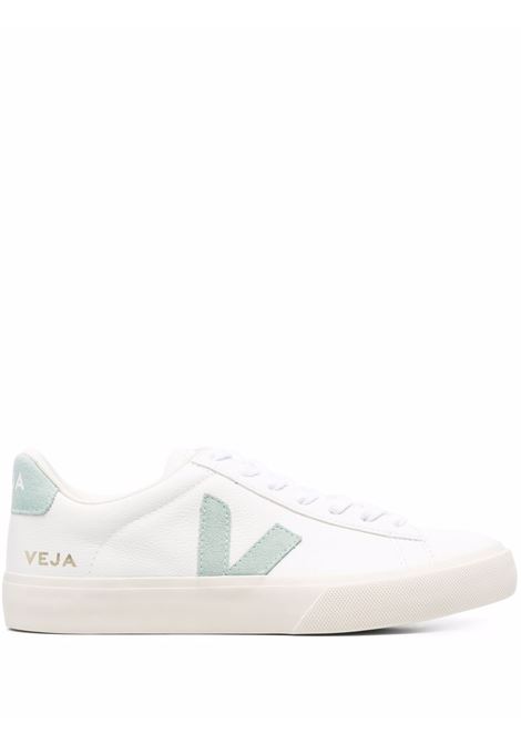 White and green Campo low-top sneakers Veja - men VEJA | CP0502485BWHTMTCH
