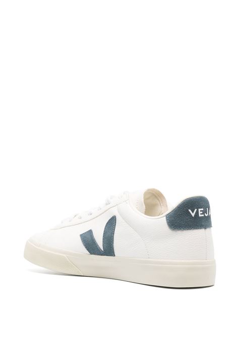 Sneakers basse campo in bianco e blu - VEJA uomo VEJA | CP0503121BWHTCLFRN