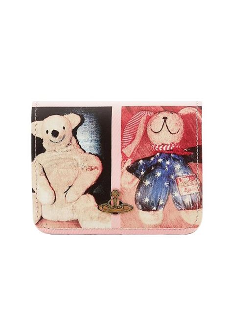 Portafoglio con stampa grafica e logo Orb multicolore Vivienne Westwood - donna VIVIENNE WESTWOOD | Portafogli | 51150039UL00AQG302