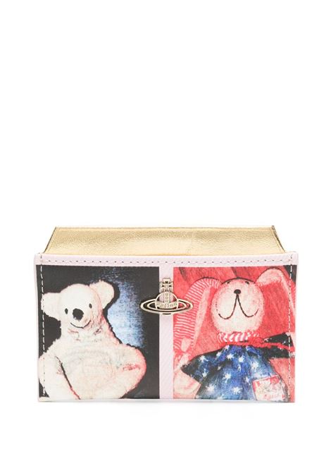 Multicolored flat graphic-print cardholder Vivienne Westwood - women VIVIENNE WESTWOOD | Wallets | 5403000FML00AQG302