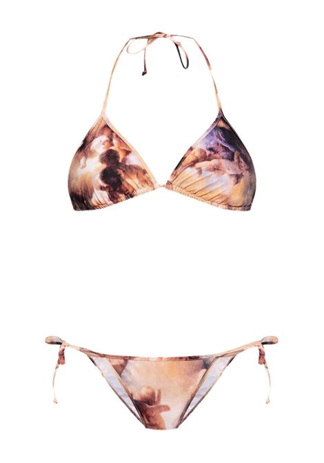 Beige Triangle bikini set Vivienne westwood - women VIVIENNE WESTWOOD | Swimwear | 8101000FJ0097O401