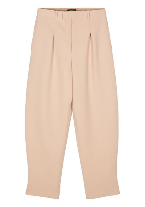 Pantaloni affusolati in beige Wardrobe.Nyc - donna