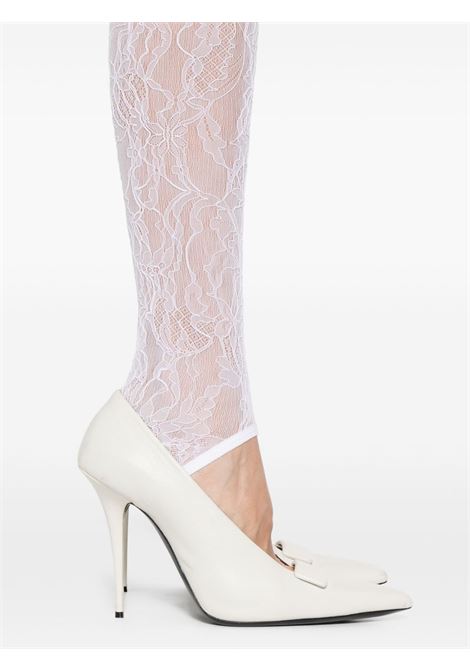 Leggings in pizzo in bianco Wardrobe.NYC - donna WARDROBE.NYC | W2213S25LCWHT