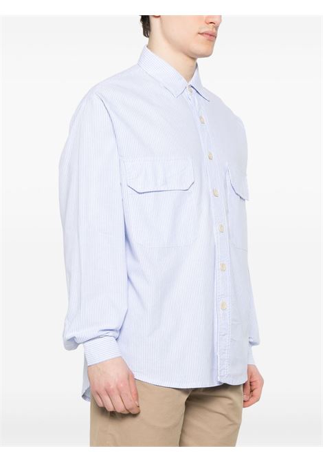 Camicia a righe in azzurro chiaro Whitesand - uomo WHITESAND | 25SU20501105