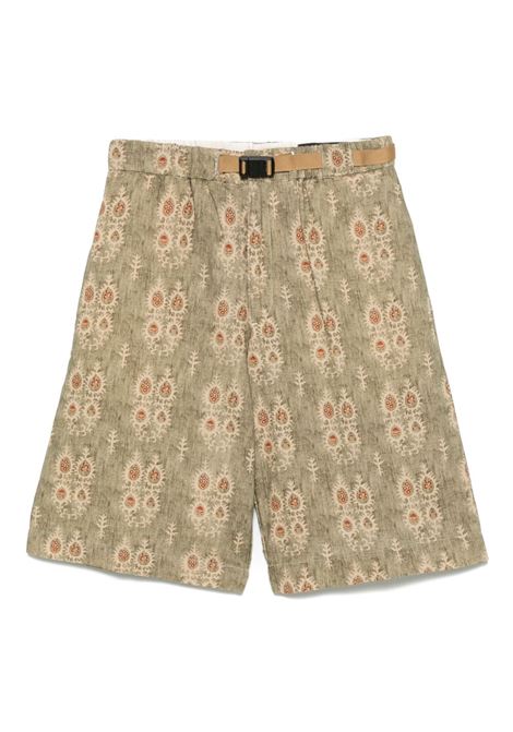 Green printed shorts Whitesand - men