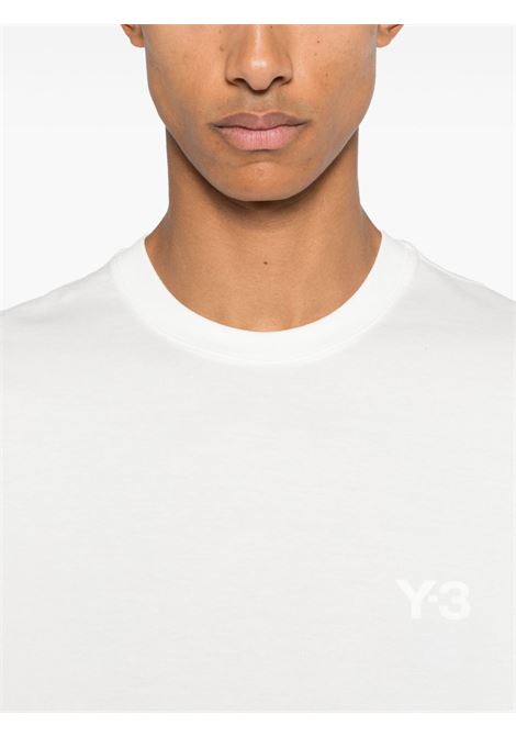 T-shirt con stampa in bianco Y-3 - uomo Y-3 | JD9829WHT