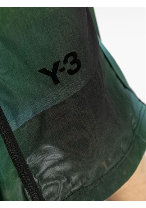 Pantaloncini cargo stampati in verde Y-3 - uomo Y-3 | JL8302MLT