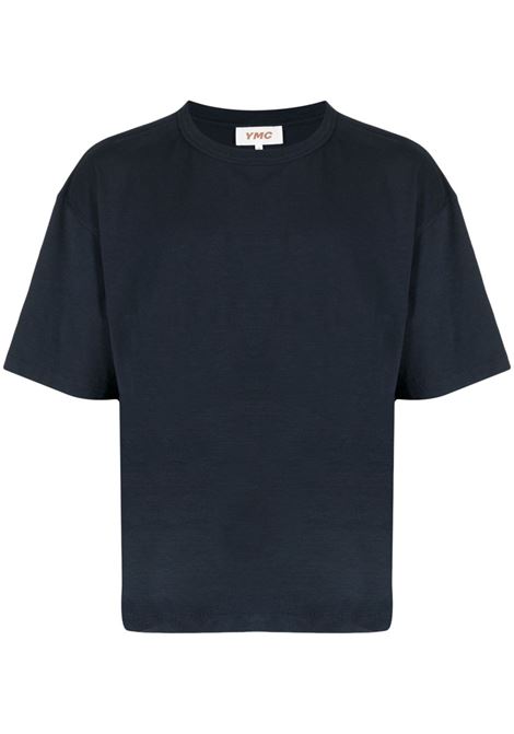 T-shirt Triple in blu Ymc - uomo YMC | P6AZINVY