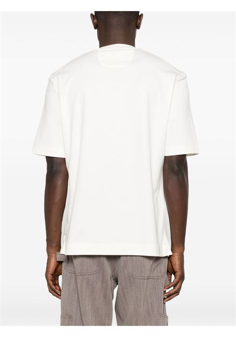 White short-sleeved T-shirt Zegna- men ZEGNA | UF366A9F734N01