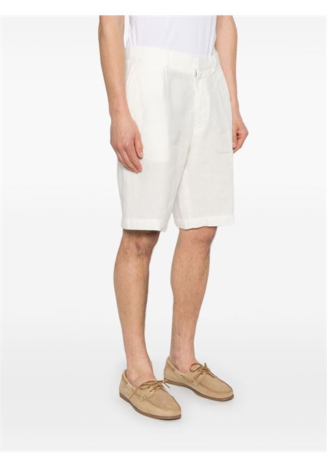 White linen shorts Zegna - men ZEGNA | UFI32A9TB05N01