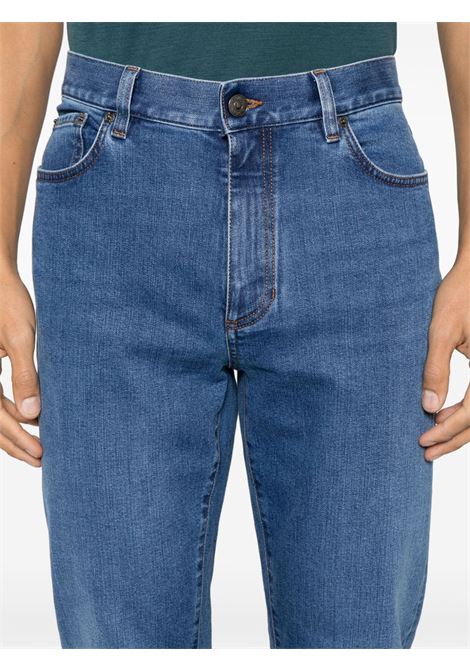 Light blue straight-leg jeans Zegna - men ZEGNA | UFI78A9CITY002