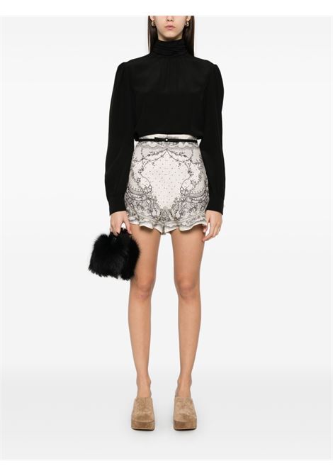 Shorts crush in avorio Zimmermann - donna ZIMMERMANN | 2391AR251IVOLOCK