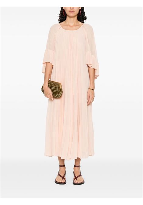 Light pink Illuminate pleated cape maxi dress Zimmermann - women ZIMMERMANN | 3126DS251PEH