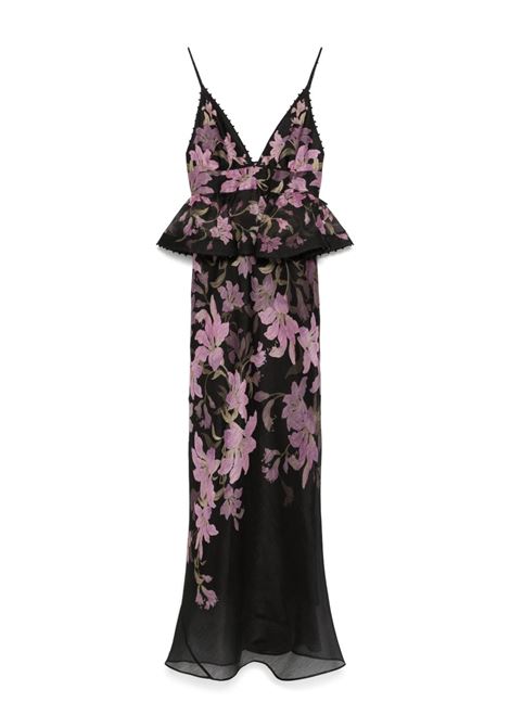 Abito lungo Dawning in nero Zimmermann - donna ZIMMERMANN | 3495DS252BLKLLY
