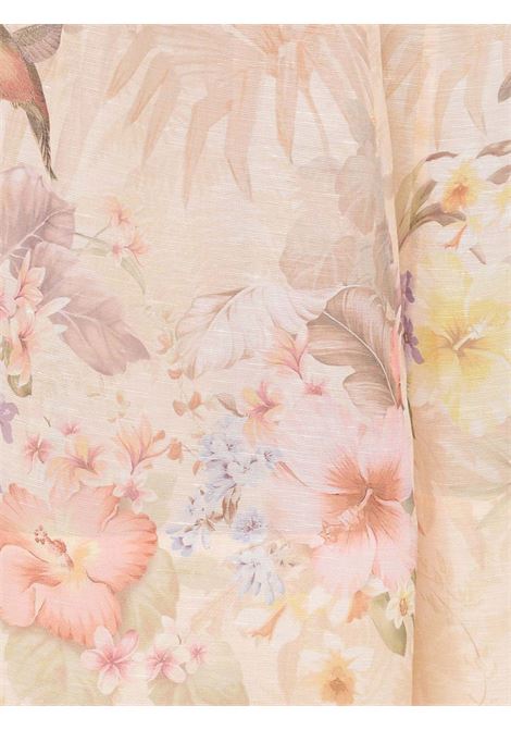 Gonna midi Illuminate in rosa chiaro Zimmermann - donna ZIMMERMANN | 3976SS251IVOTPCL