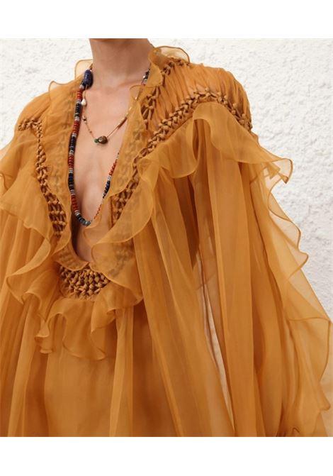 Yellow balance braided gown Zimmermann - women ZIMMERMANN | 4401DS253TAN