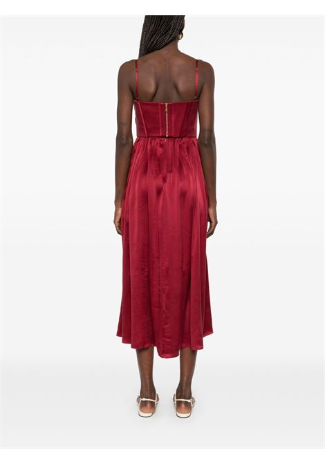 Abito midi con design a corsetto in rosso Zimmermann - donna ZIMMERMANN | 7960DR25RGAN