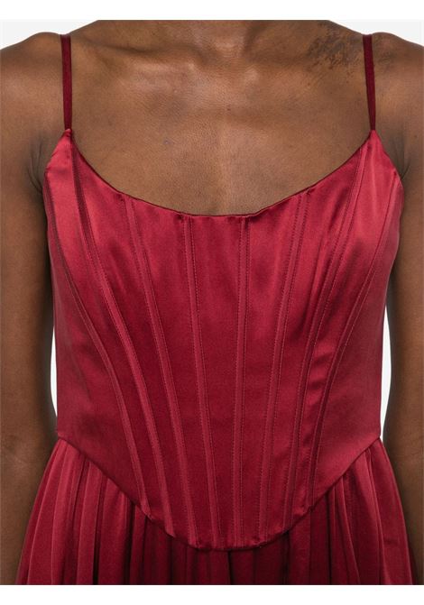 Abito midi con design a corsetto in rosso Zimmermann - donna ZIMMERMANN | 7960DR25RGAN